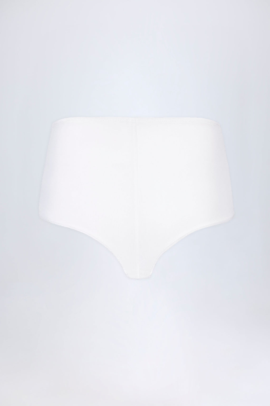 Slinky Jersey Low-Rise Hotpants in White
