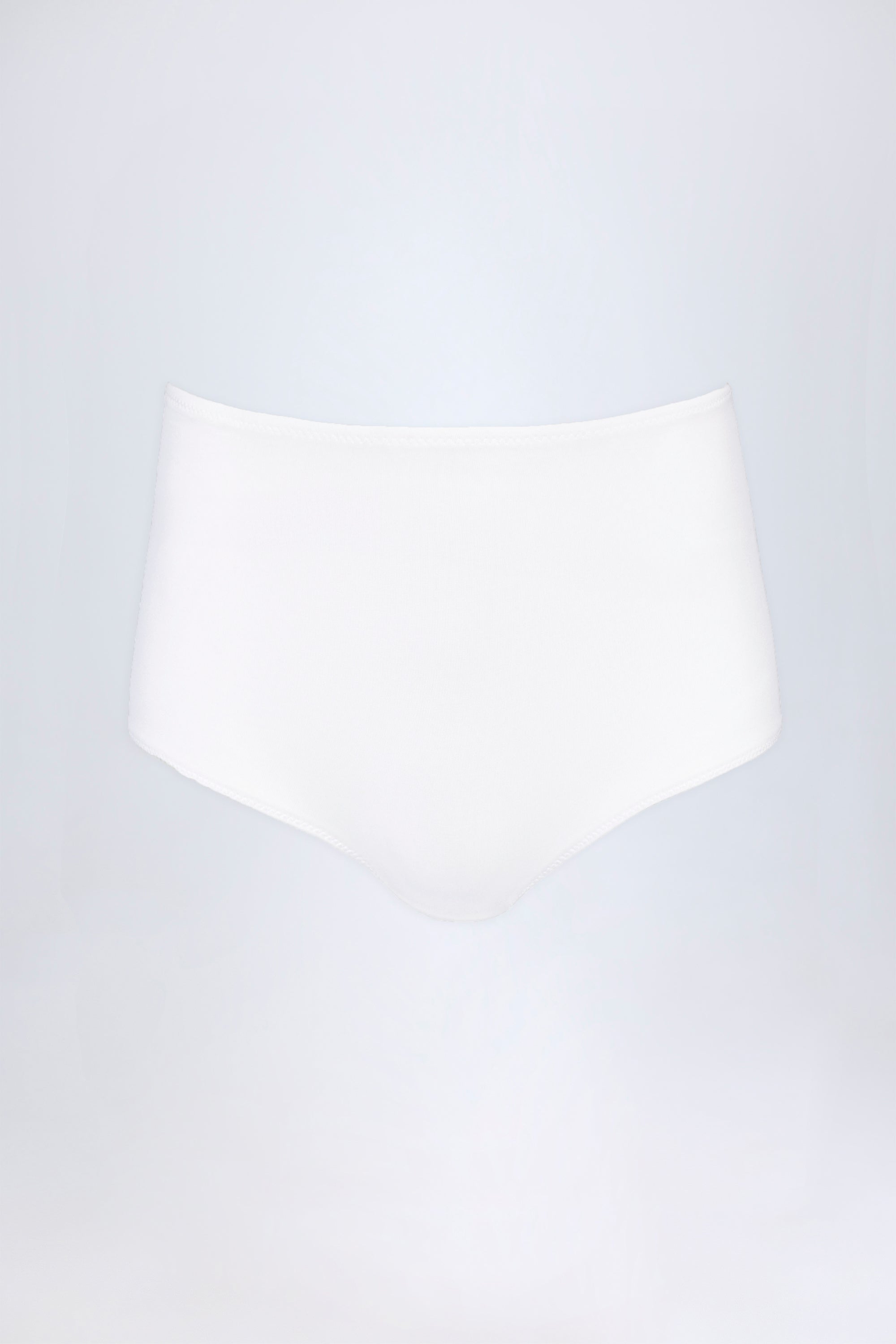 Slinky Jersey Low-Rise Hotpants in White
