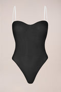 Strapless Bodysuit in Black