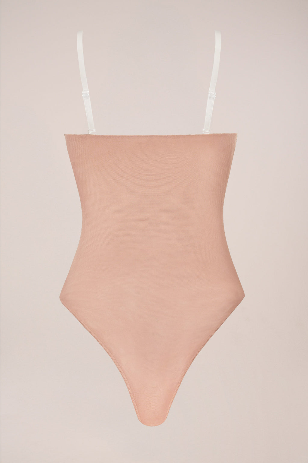 Strapless Bodysuit in Warm Peach