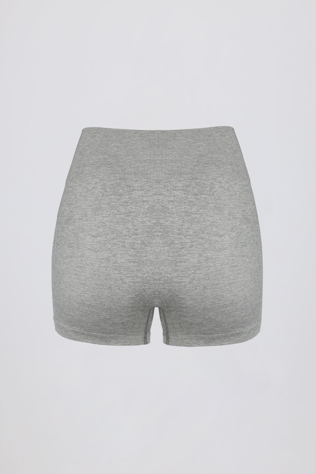 Super Sculpt Seamless Mini Shorts in Grey Marl
