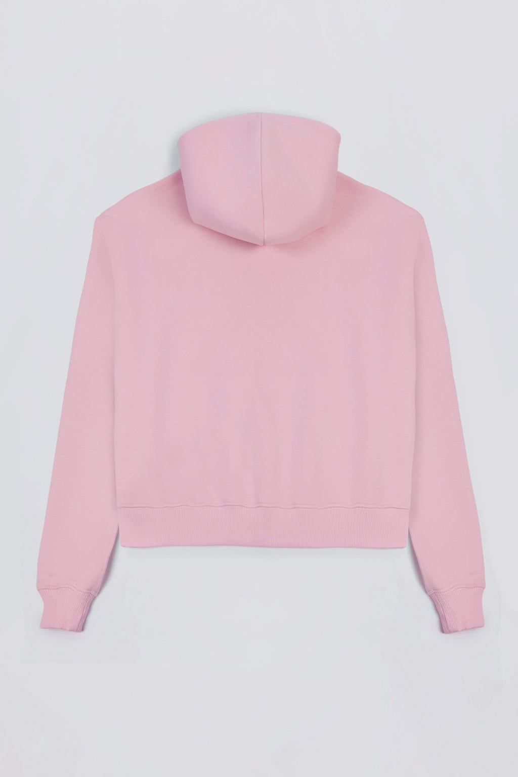 Embroidered Oversized Hoodie in Powder Pink