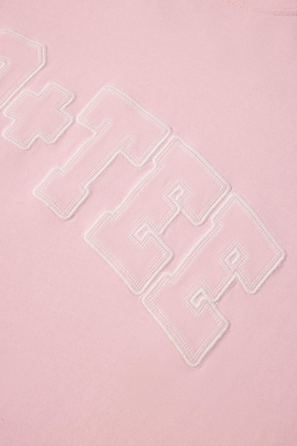 Oversized Cotton-Jersey T-Shirt in Powder Pink