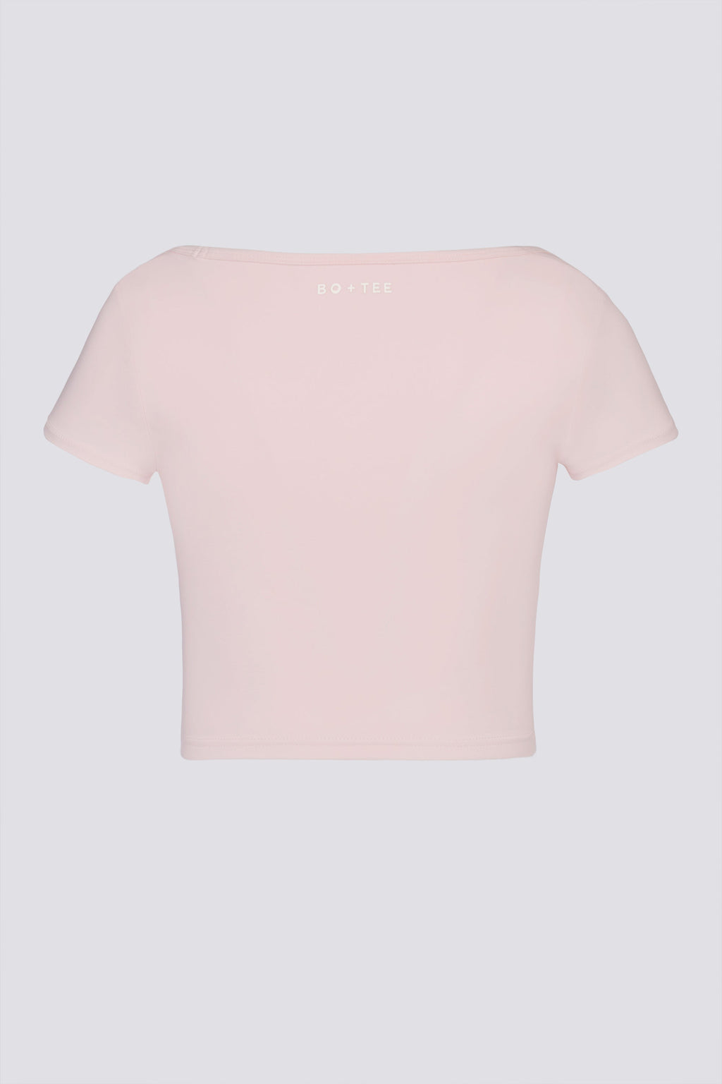 Soft Active Sweetheart-Neck Crop Top in Ballet Pink