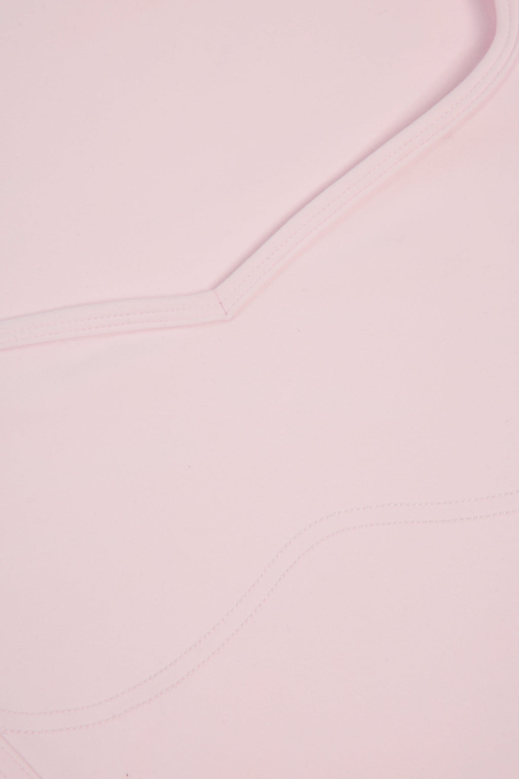 Soft Active Sweetheart-Neck Crop Top in Ballet Pink