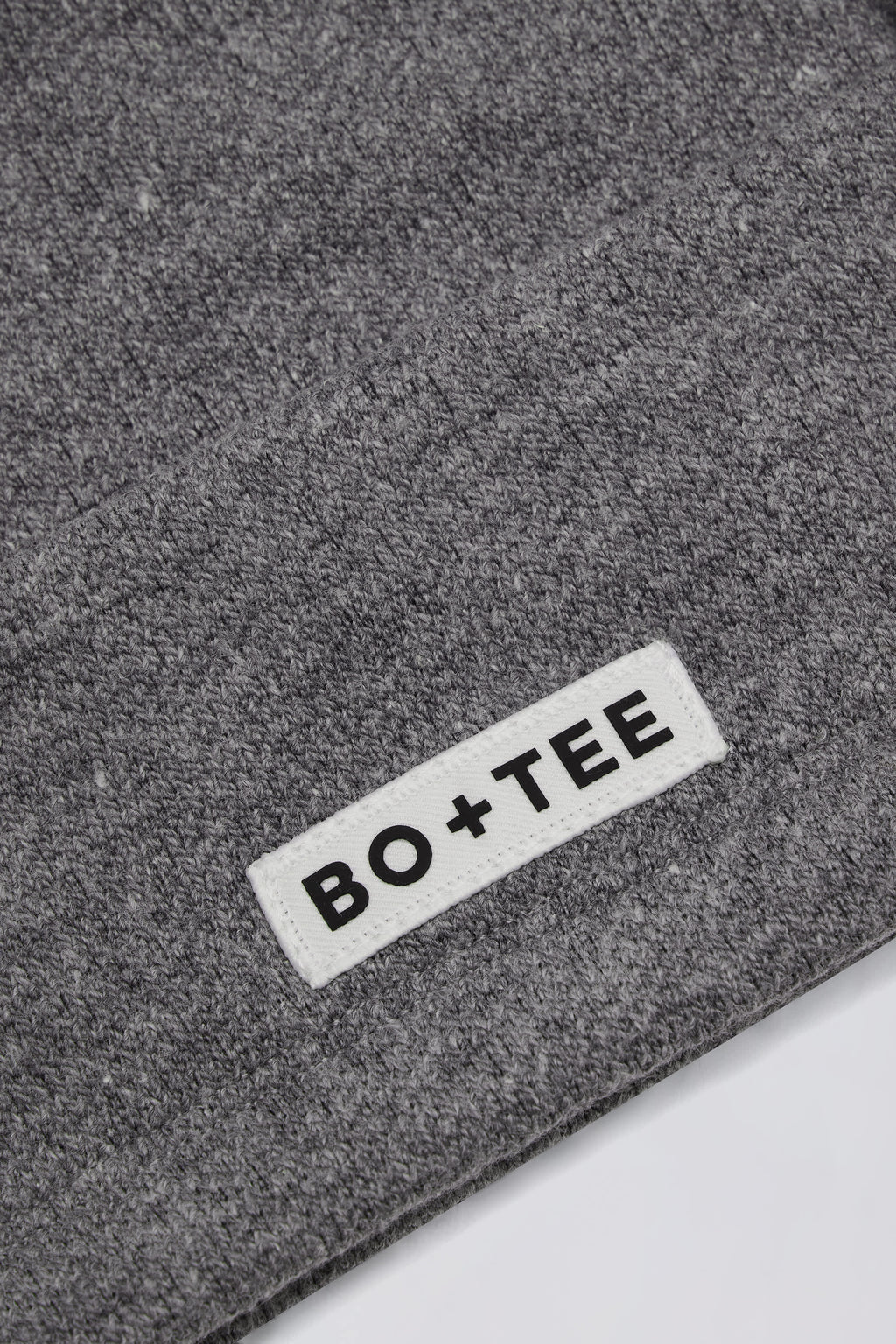 Square-Neck Bralette in Dark Grey