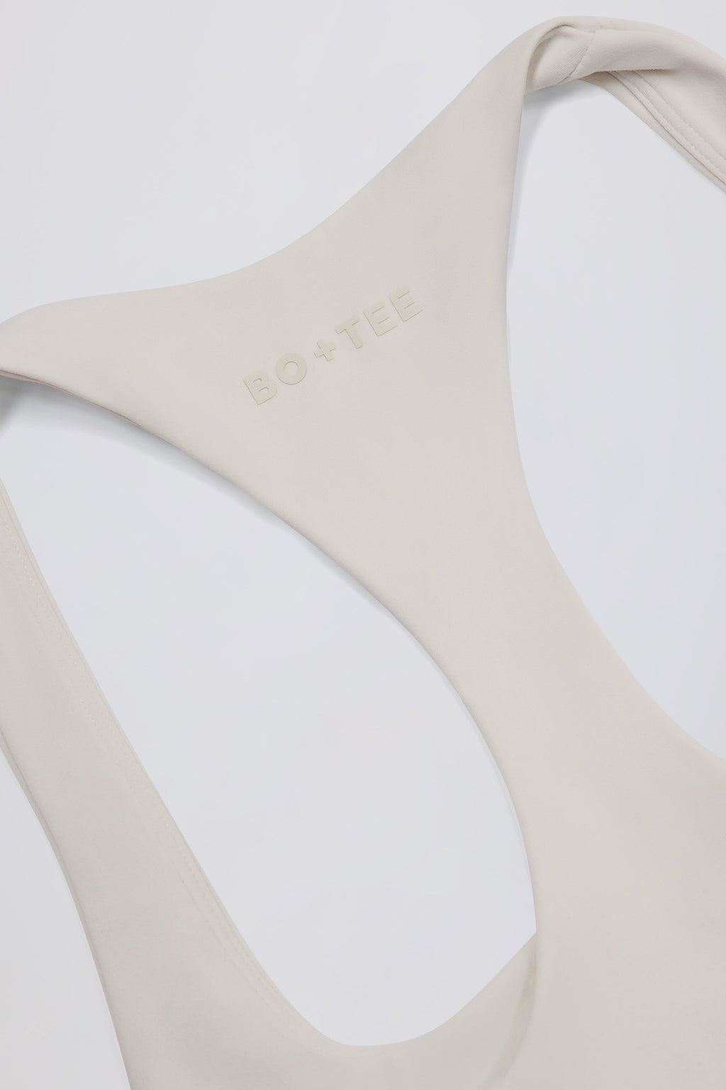 Soft Active Racerback Tank Top in Cream