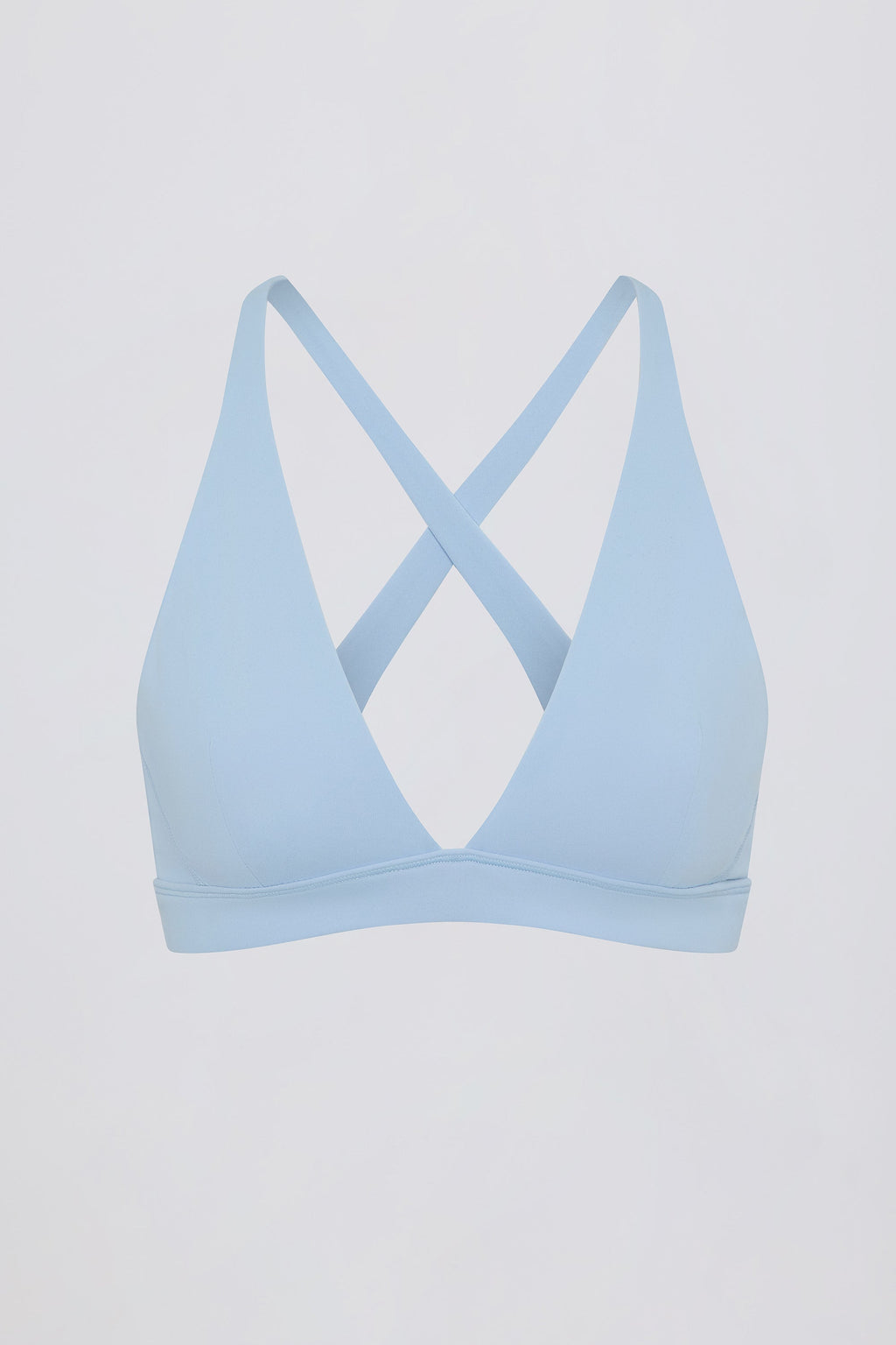 Soft Active Cross-Back Sports Bra in Sky