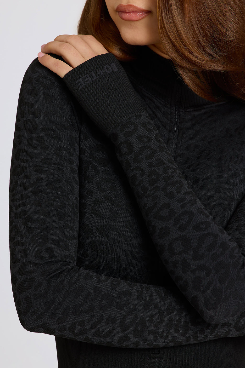 Thermal Base-Layer Jumpsuit in Black Leopard