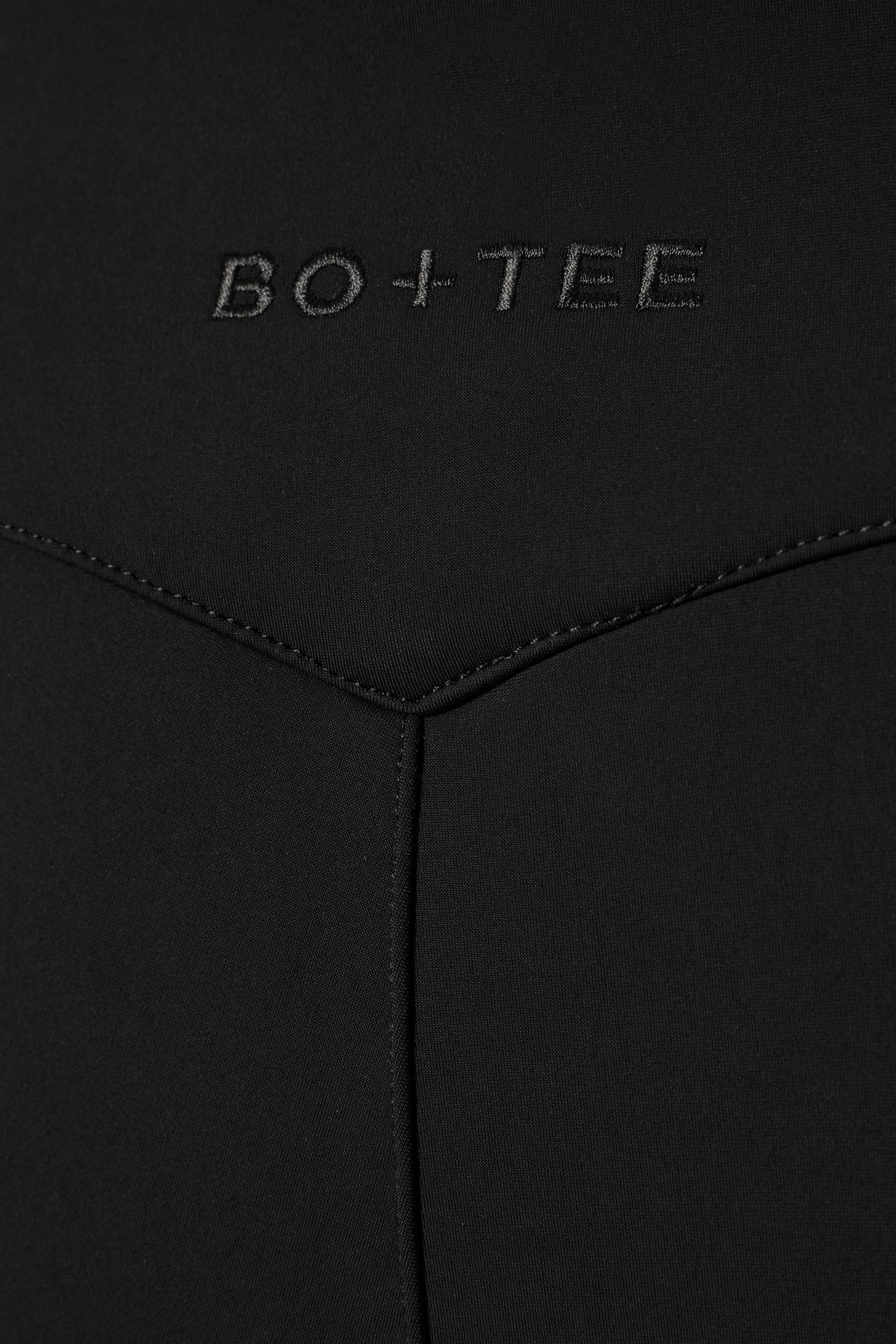 Waterproof Belted Ski Salopettes in Black