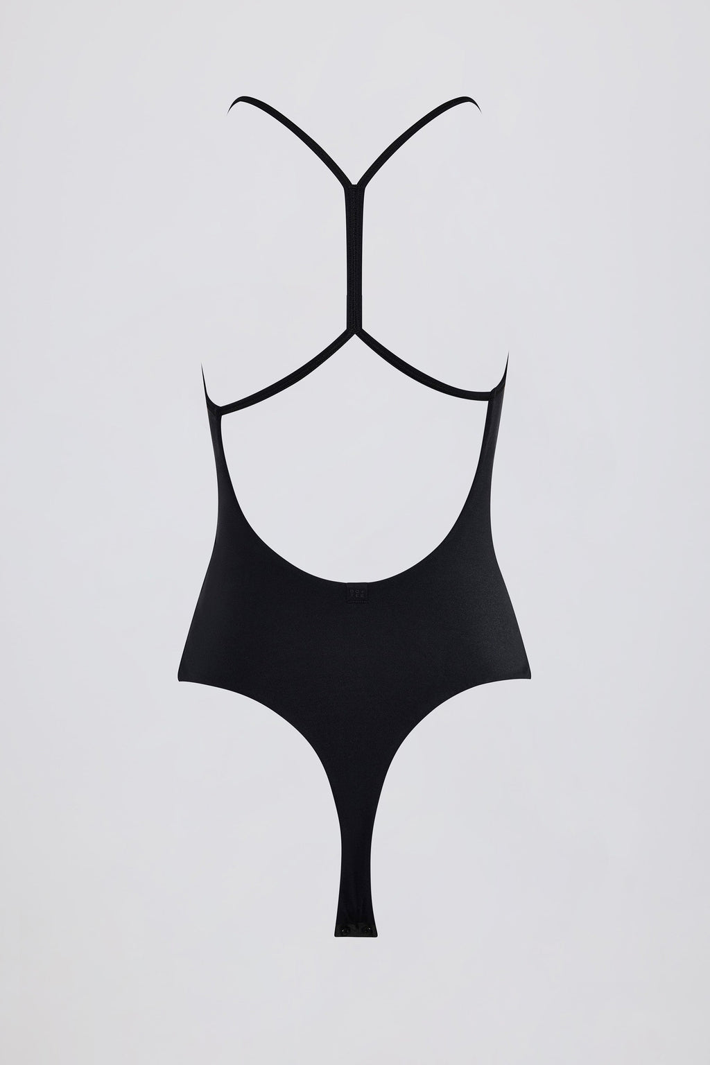 Cut-Out Bodysuit in Black