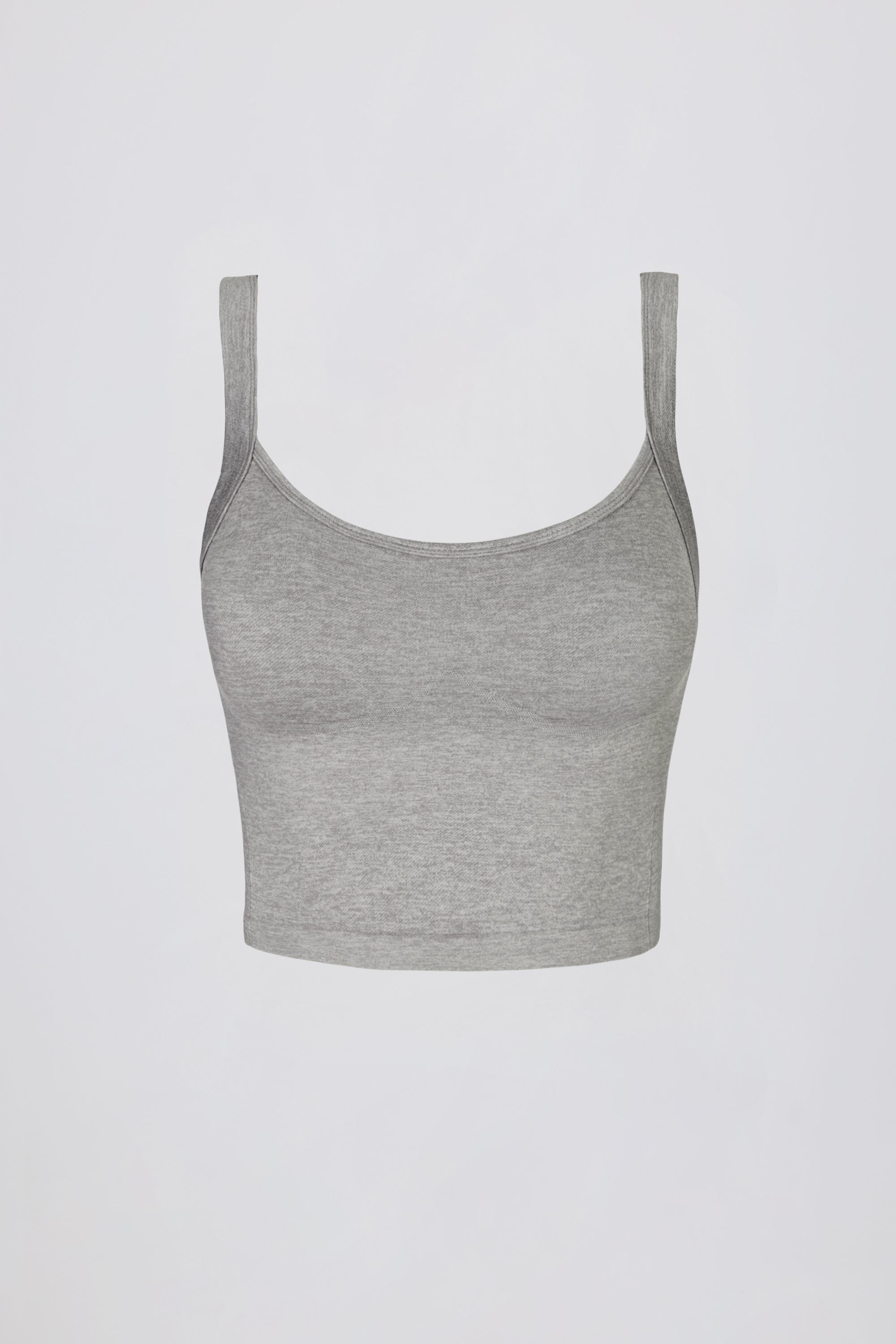 Super Sculpt Seamless Longline Camisole Top in Grey Marl