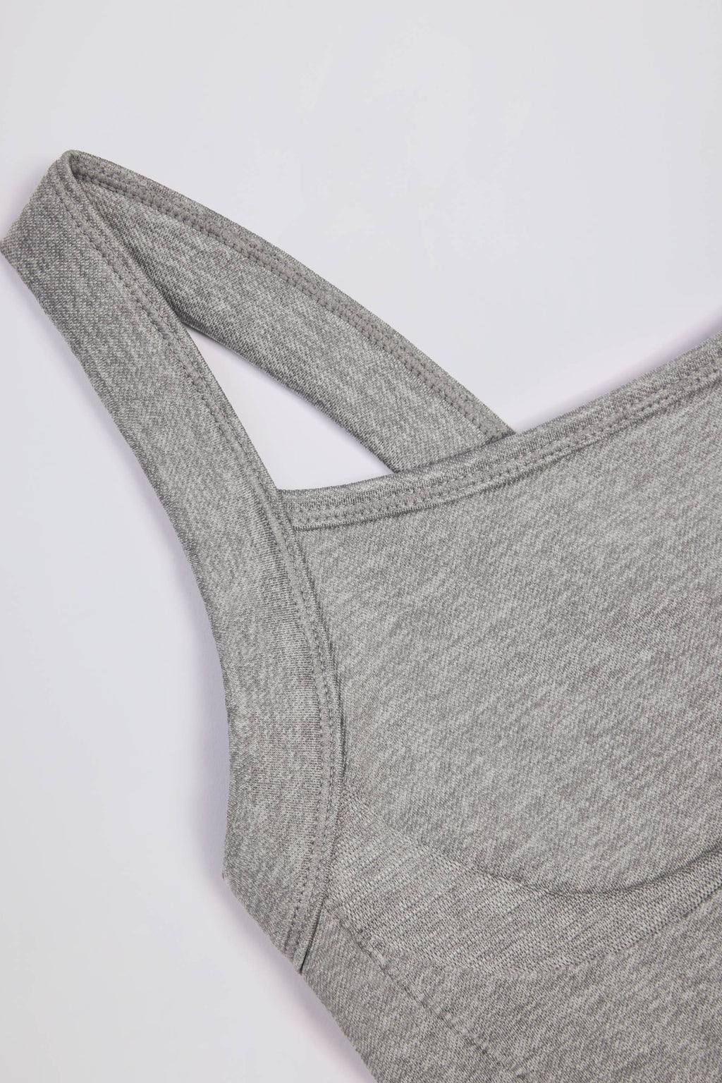 Super Sculpt Seamless Longline Camisole Top in Grey Marl