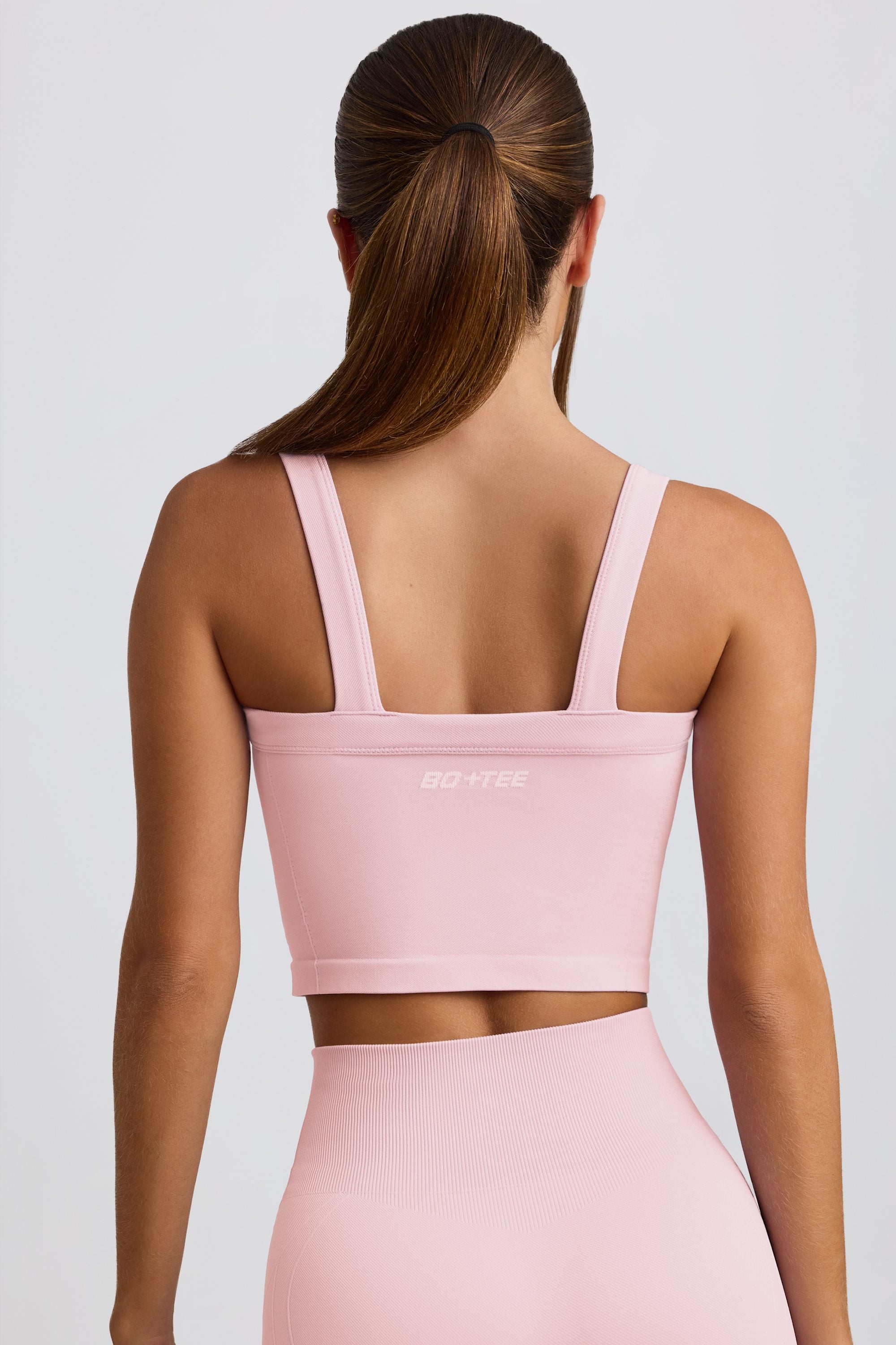 Super Sculpt Seamless Longline Camisole Top in Powder Pink