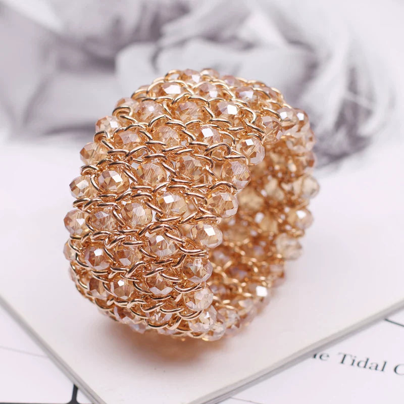 Gzixy | Retro Wide Bracelet for Women – European Style Jewelry Accessory