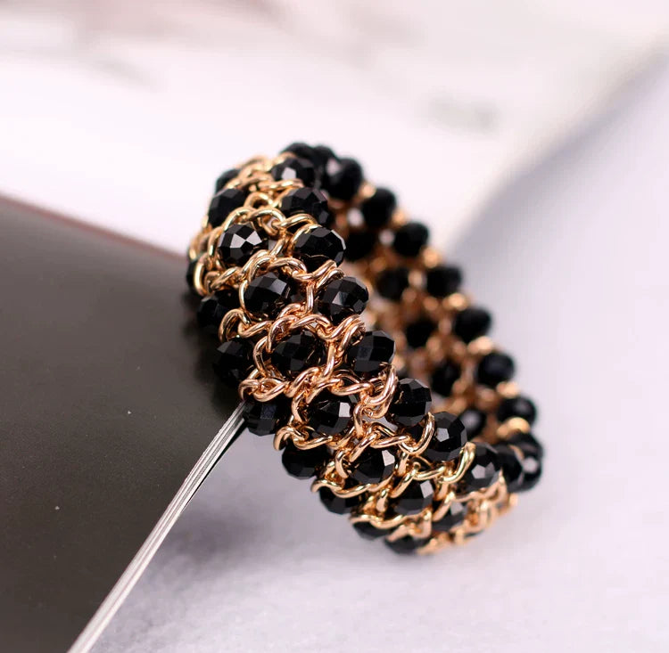 Gzixy | Retro Wide Bracelet for Women – European Style Jewelry Accessory