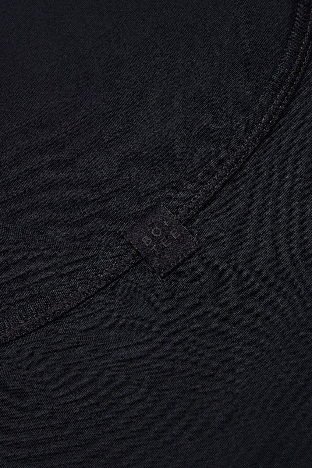 Cross-Back Tank Top in Black