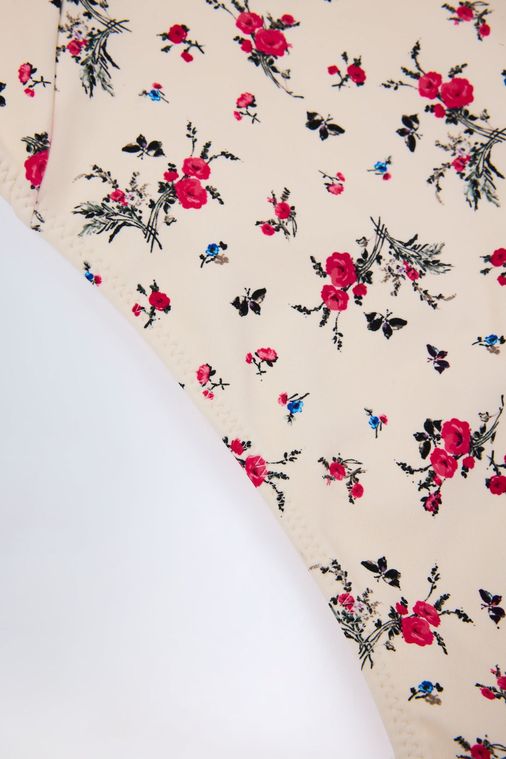 Underwired Balconette Swimsuit in Red Floral