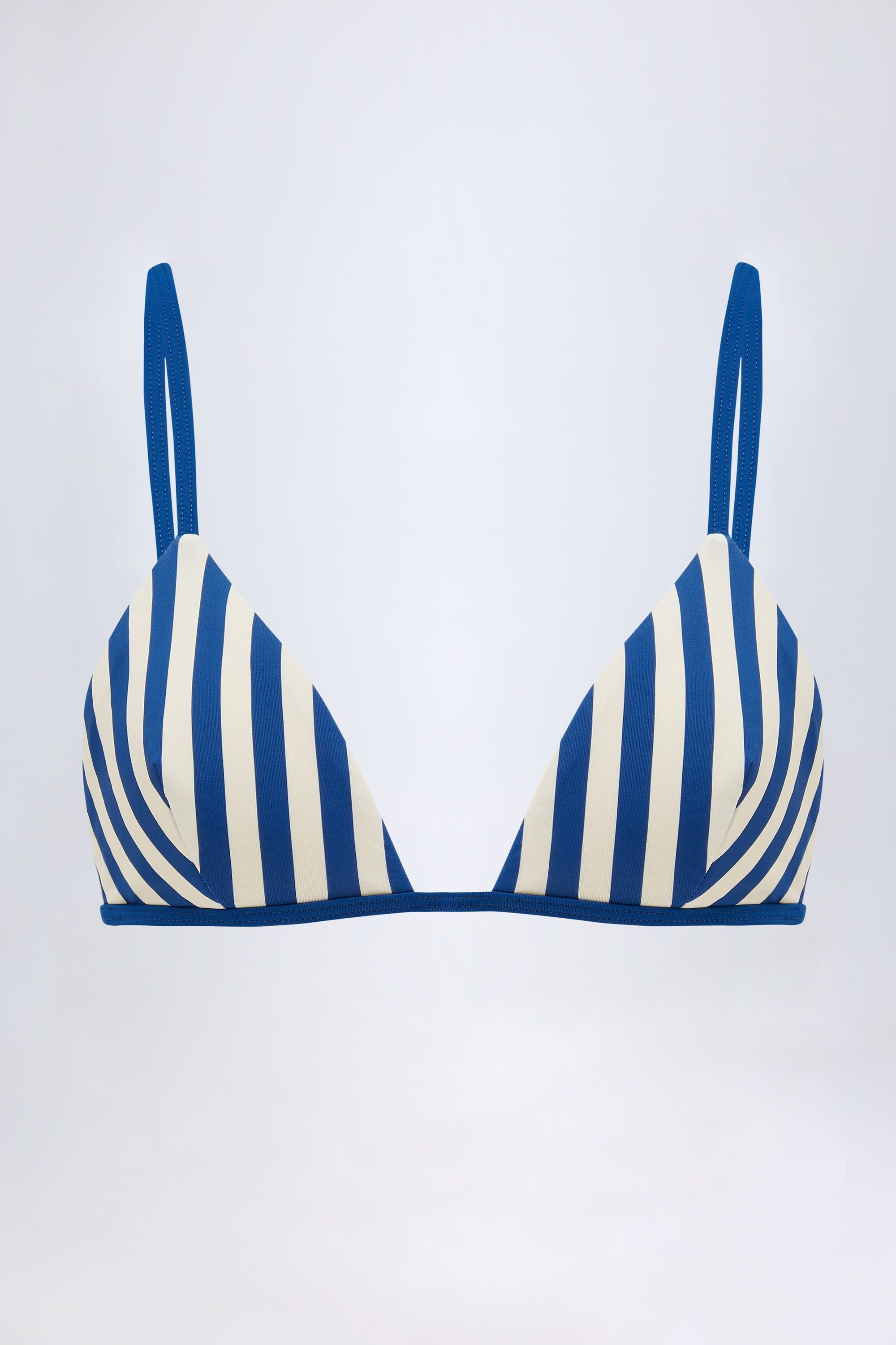 Triangle Bikini Top in Marine Blue