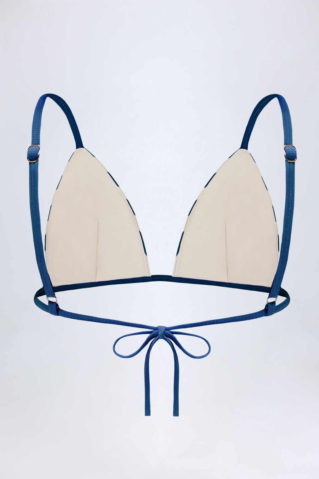 Triangle Bikini Top in Marine Blue