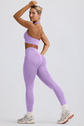 Define Luxe High-Waist Leggings in Lilac