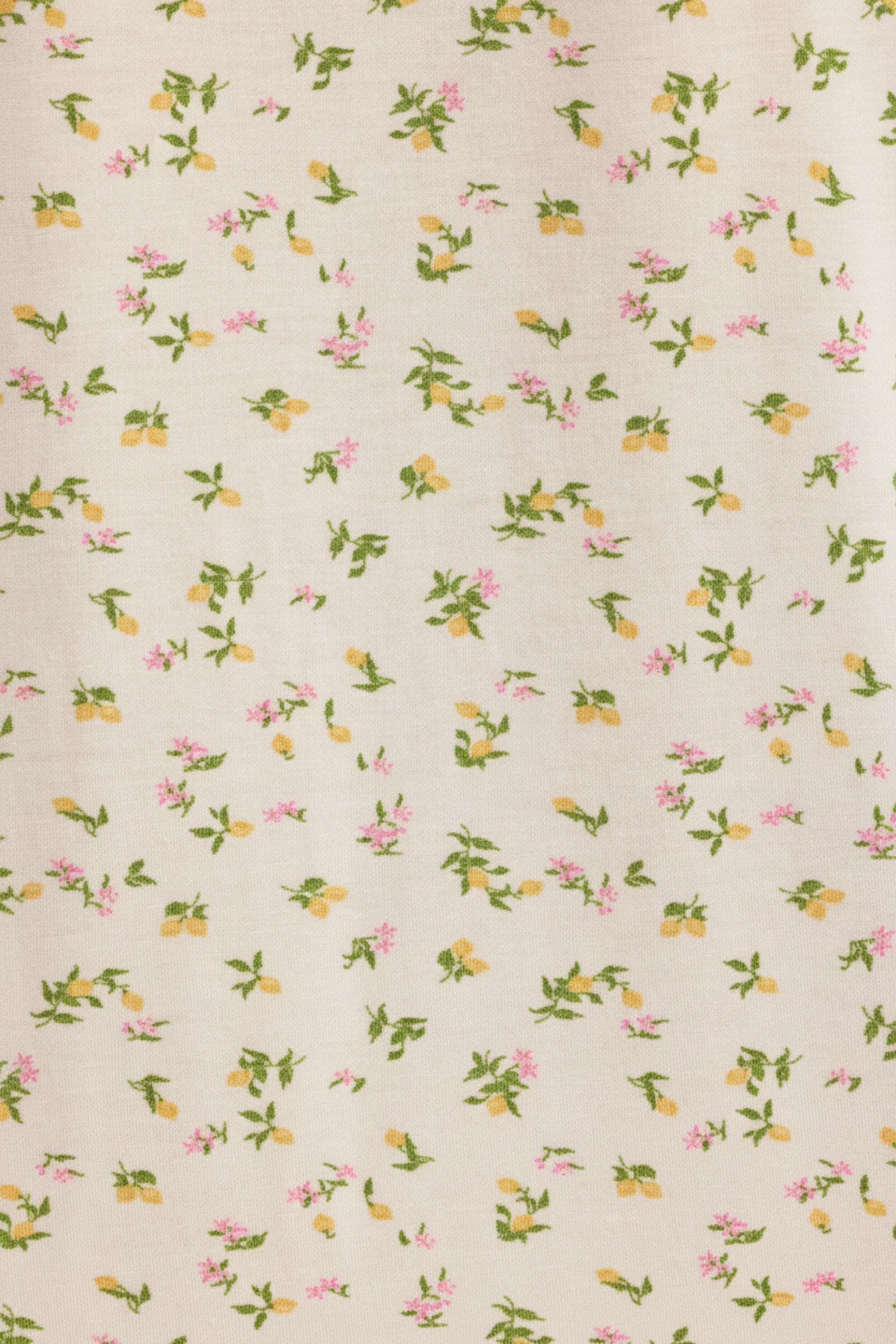 Modal Camisole Pyjama Top in Lemon Print