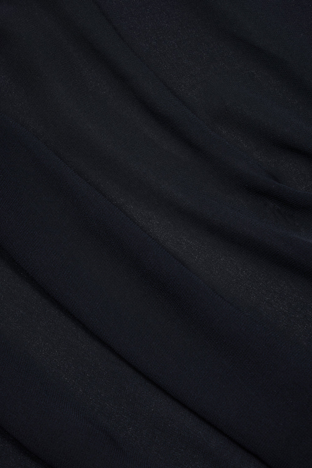 Cowl-Neck Mini Dress in Black