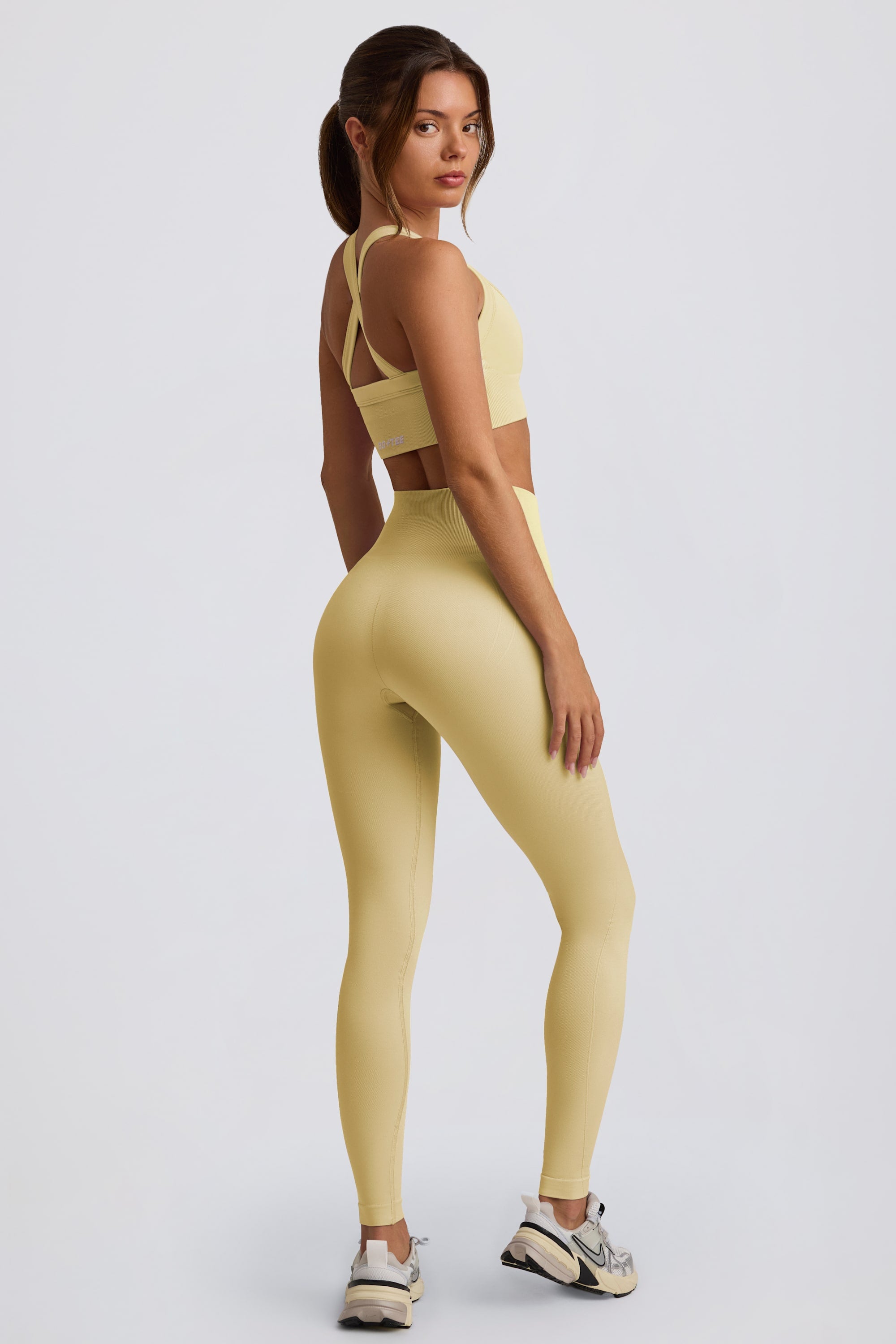 Super Sculpt Seamless High-Waist Leggings in Butter Yellow