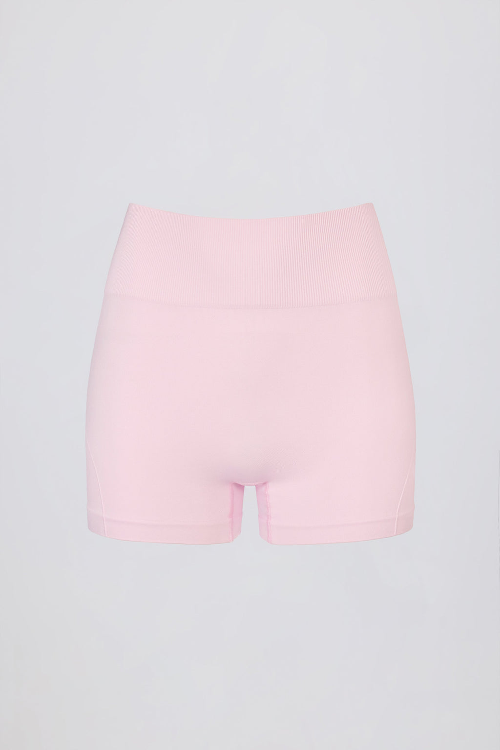 Super Sculpt Seamless Mini Shorts in Powder Pink
