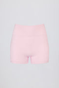 Super Sculpt Seamless Mini Shorts in Powder Pink