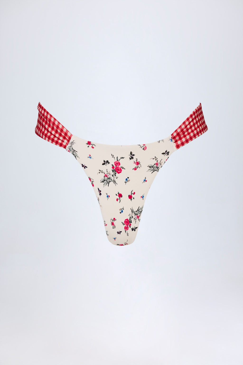 Cheeky Bikini Bottoms in Red Floral